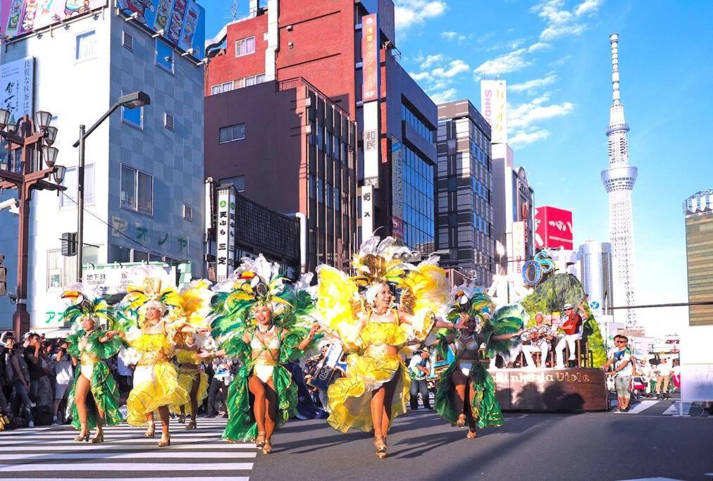 도쿄 503 Oshiage Sta 3Mins Walk! Wi-Fi & Elevator 4Pax 아파트 외부 사진