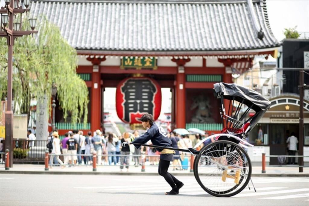 도쿄 503 Oshiage Sta 3Mins Walk! Wi-Fi & Elevator 4Pax 아파트 외부 사진